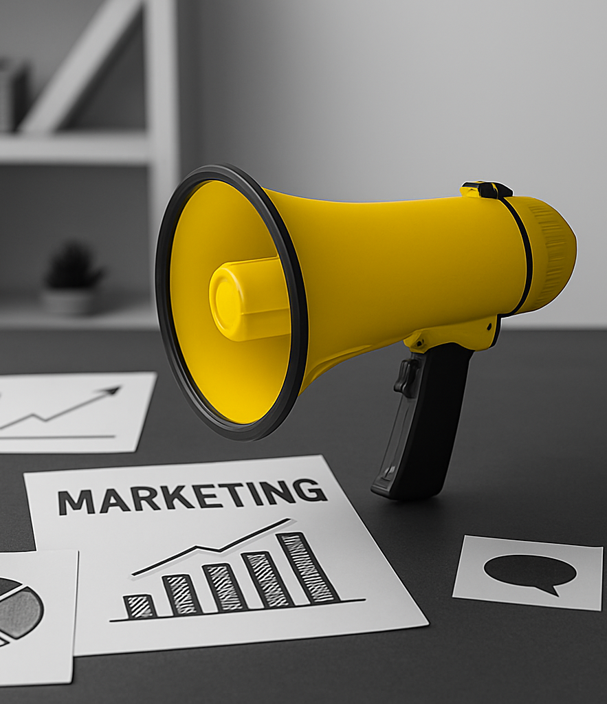 Druckmaschine mit gelbem Griff, Marke Heidelberg, in einer Druckerei.