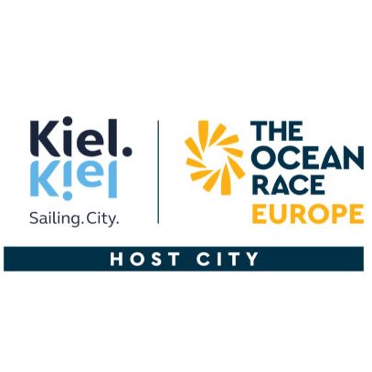 Logo von Kiel als Gastgeberstadt der Ocean Race Europe.
