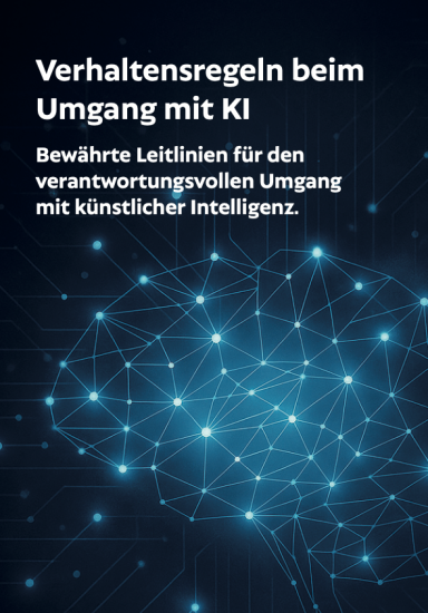 Verhaltensregeln für den verantwortungsvollen Umgang mit künstlicher Intelligenz.