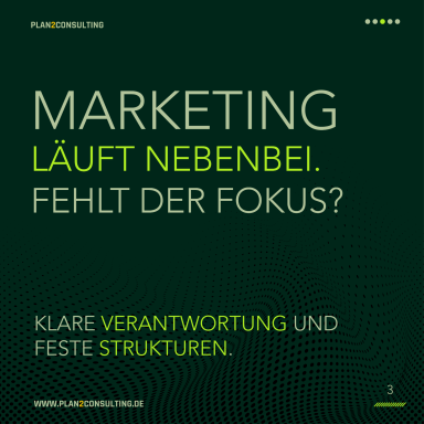 Marketing läuft nebenbei, fordert Fokus, klare Verantwortung und feste Strukturen.